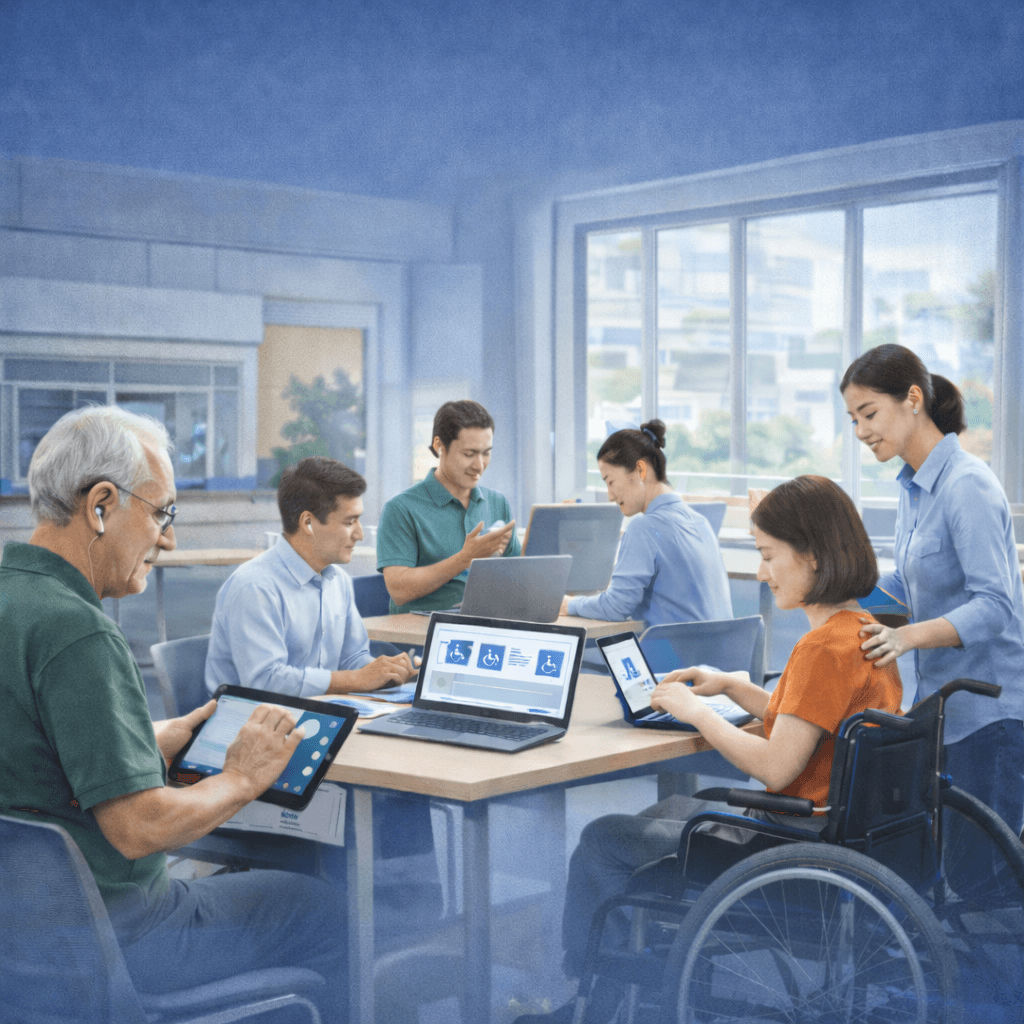 장애인복지관 디지털 교육, 장애인의 디지털 접근성을 높이는 현장 기반 지원