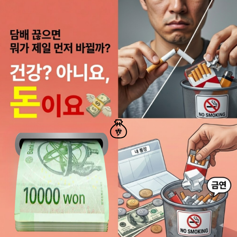 담배 끊으면 제일 먼저 돈이 따른다