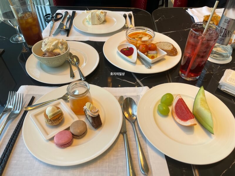 조선팰리스 콘스탄스 호텔 뷔페 런치-먹은 간식