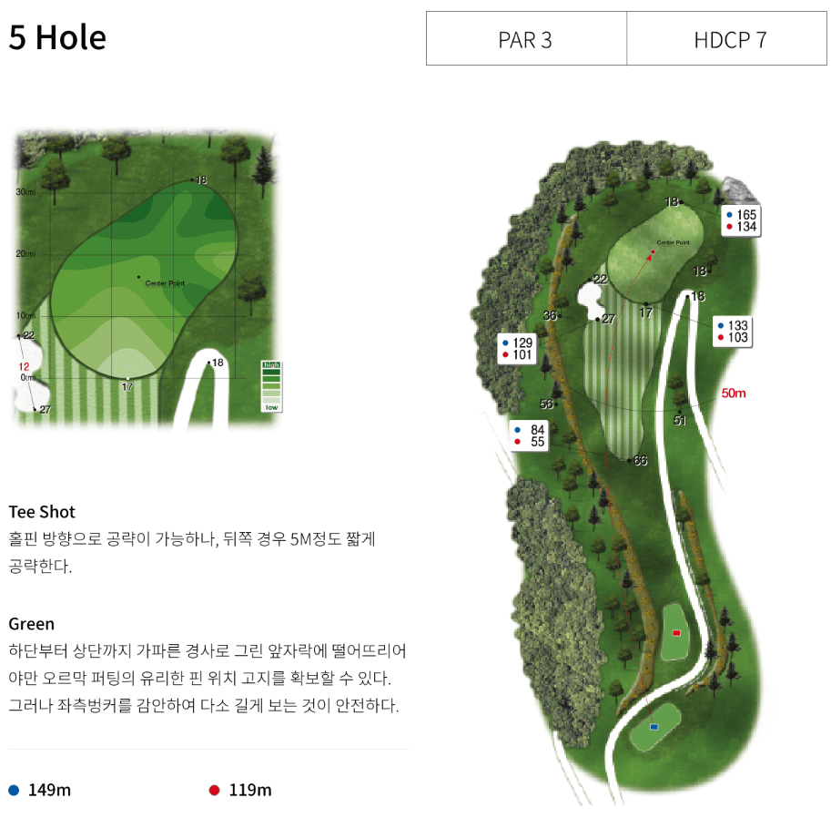 리더스 컨트리클럽 파인코스 5