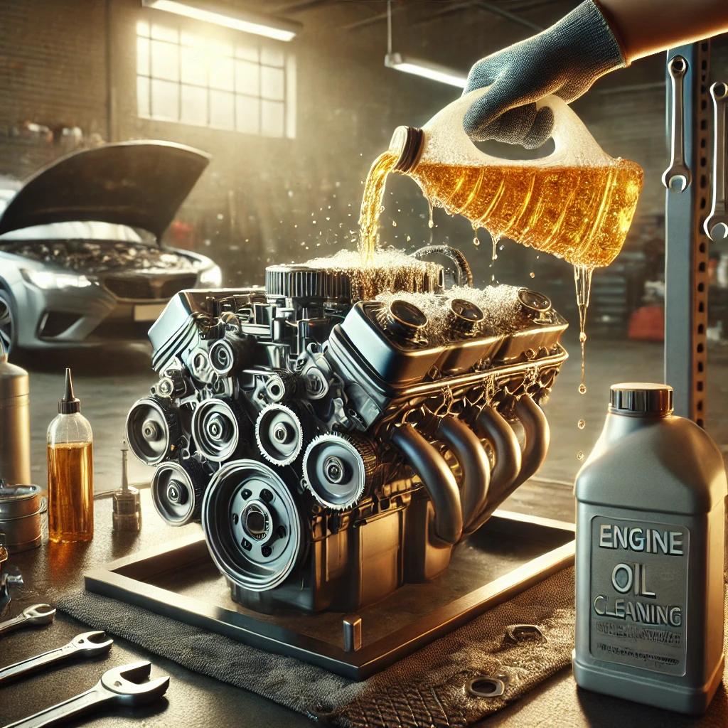 엔진오일 세척