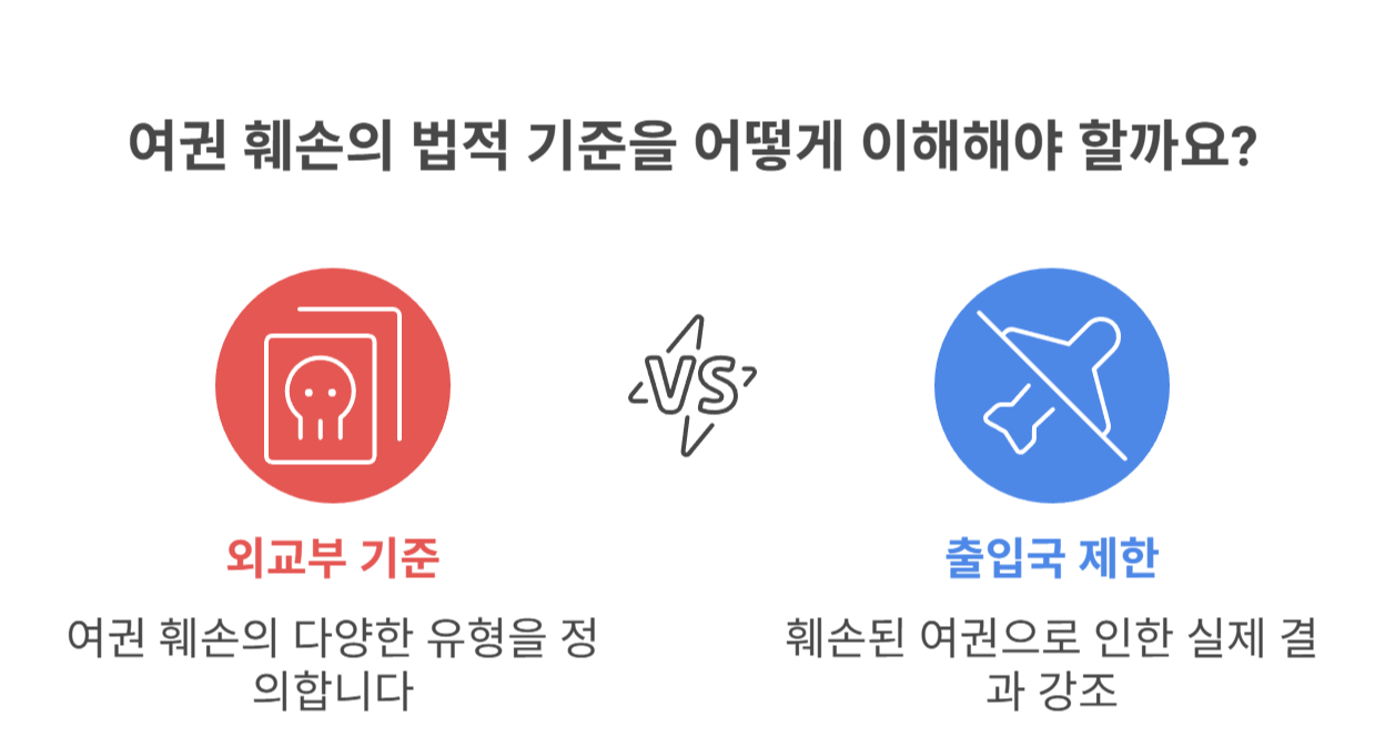 여권 훼손의 법적 기준은 어떻게 되나요?