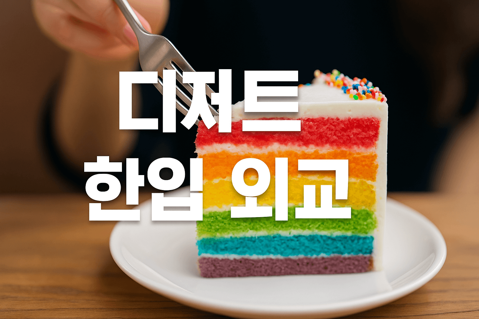 디저트 ,한 입 외교