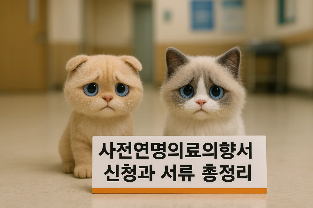 사전연명의료의향서, 신청과 서류 총정리