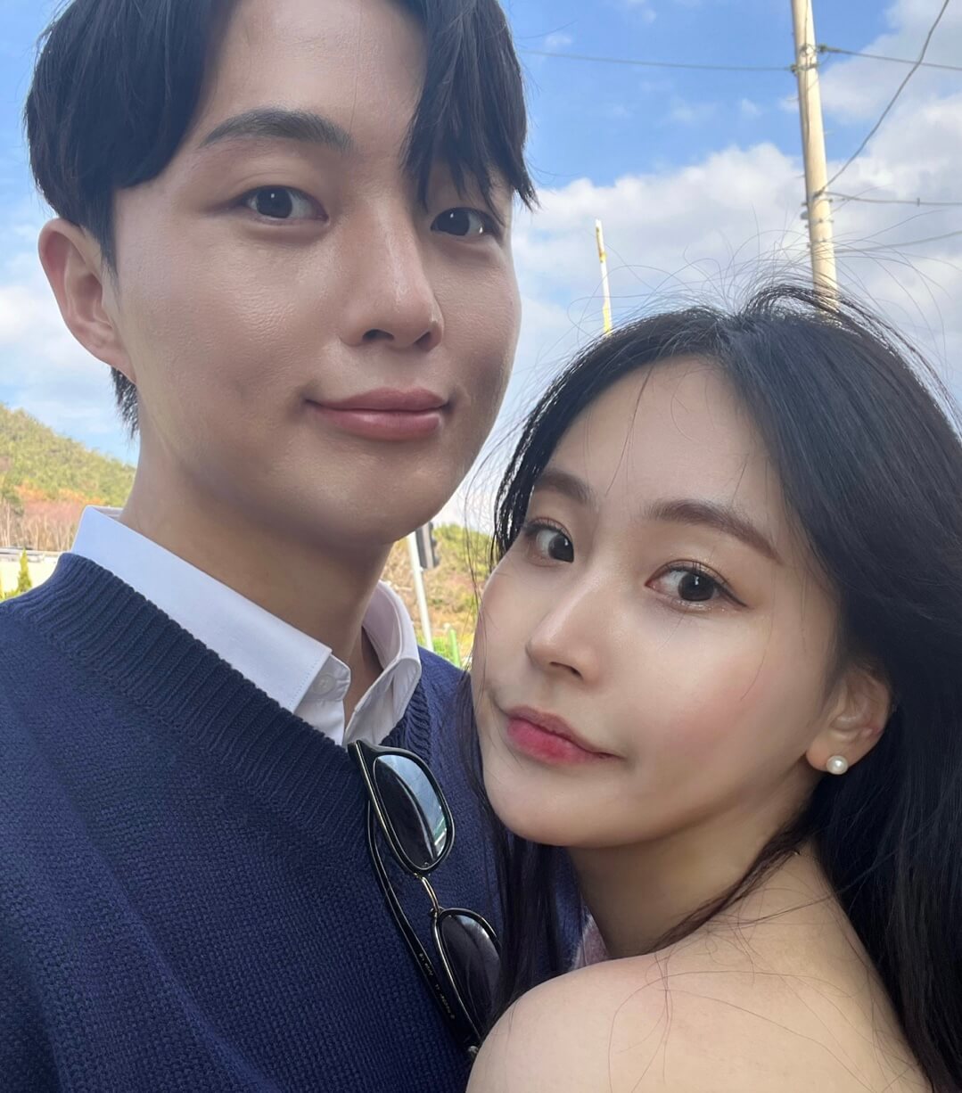 청사포정거장 바다 앞