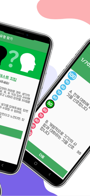 MBTI 성격테스트 앱, 성격유형검사 16가지유형, 성격유형 찾기