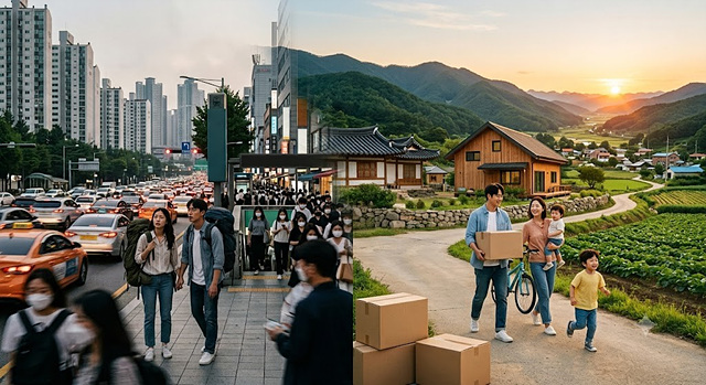 수도군밀집 지방분산