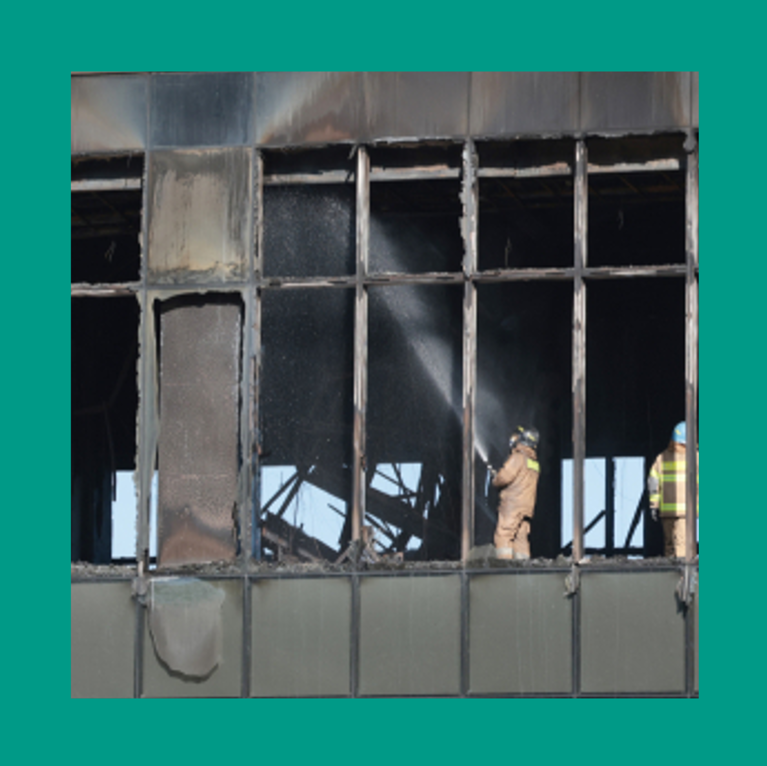 부산 공사장 화재