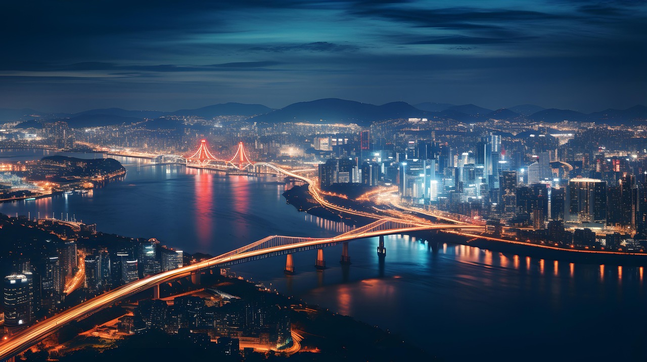 부산 관련 야경 사진