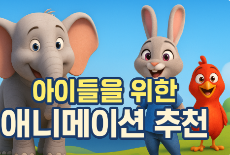 아이들을 위한 애니메이션 추천 관련 사진