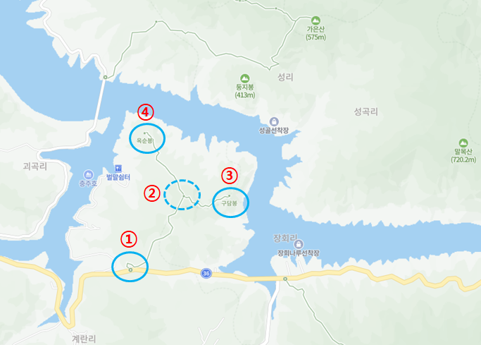 구담봉 옥순봉 등산코스