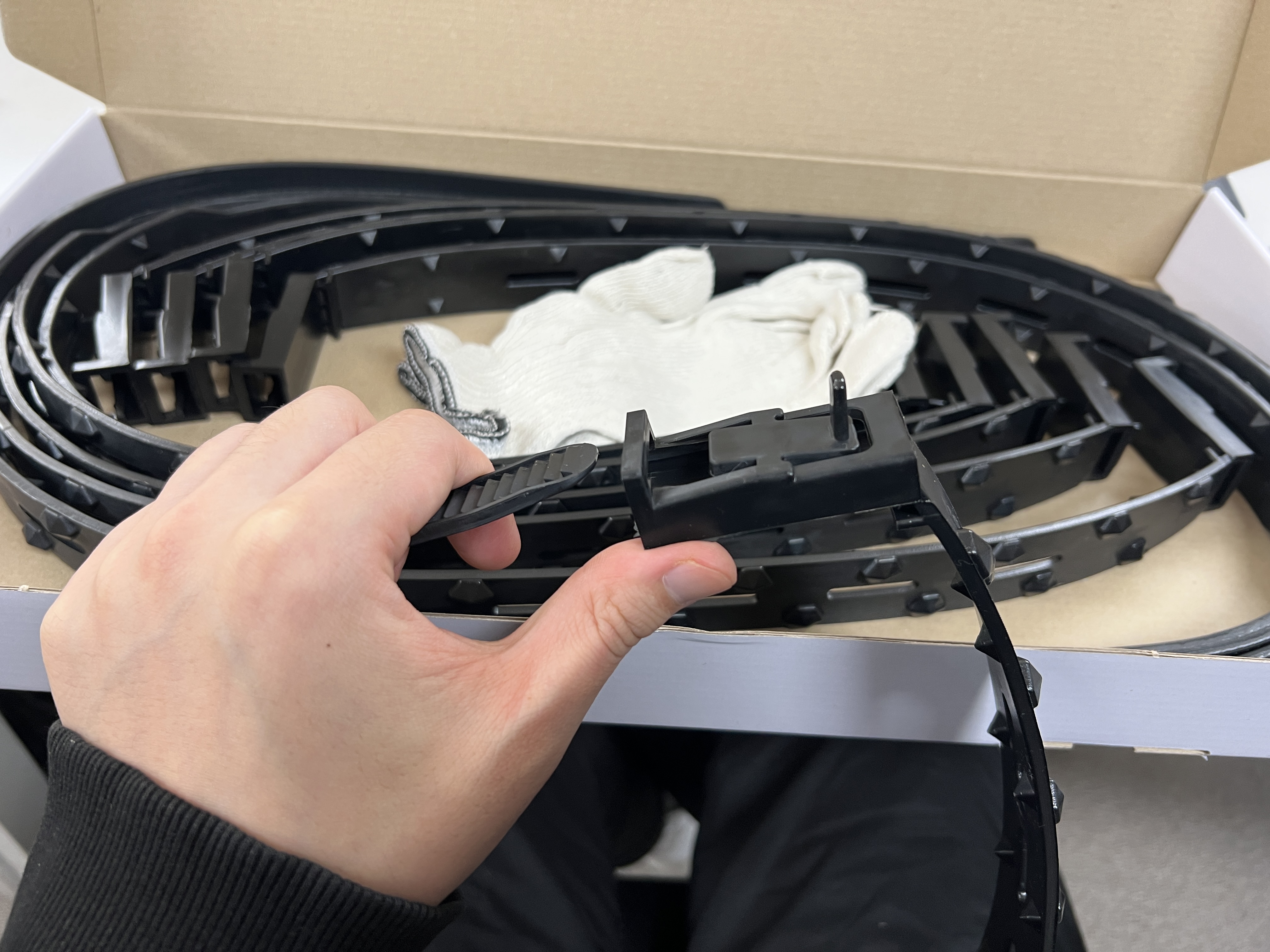 벨트방식-스노우체인