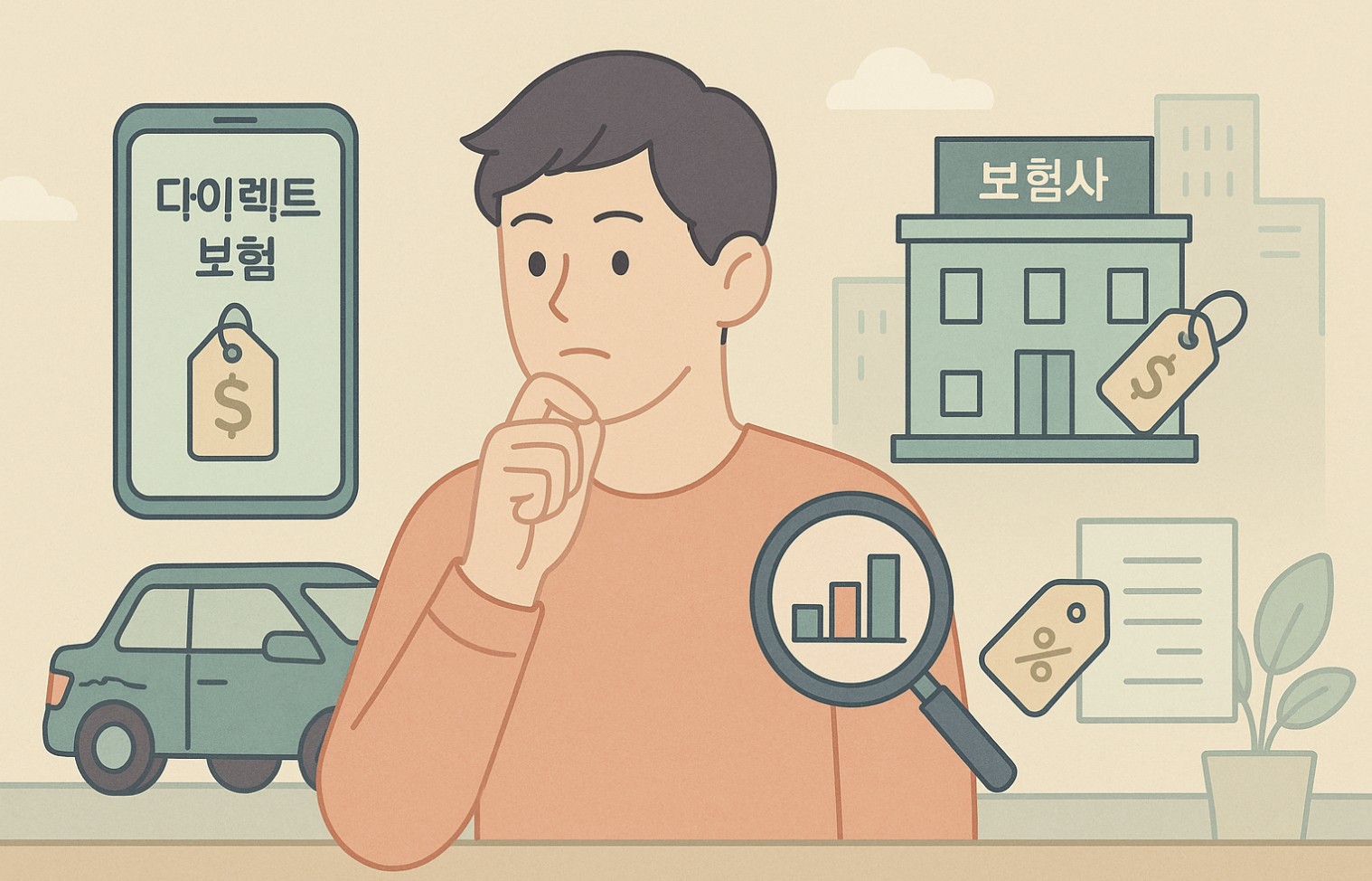 다이렉트 보험이 진짜 저렴할까? 비교 분석