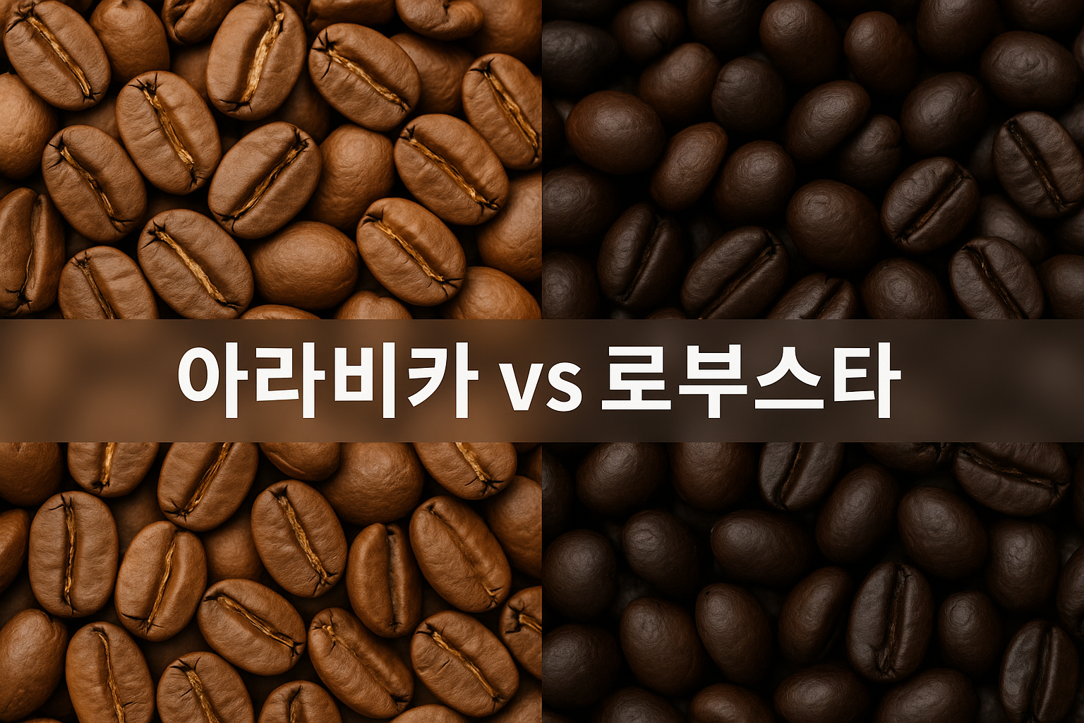 아라비카 vs 로부스타 ❘ 커피 원두 차이와 특징 완벽 정리