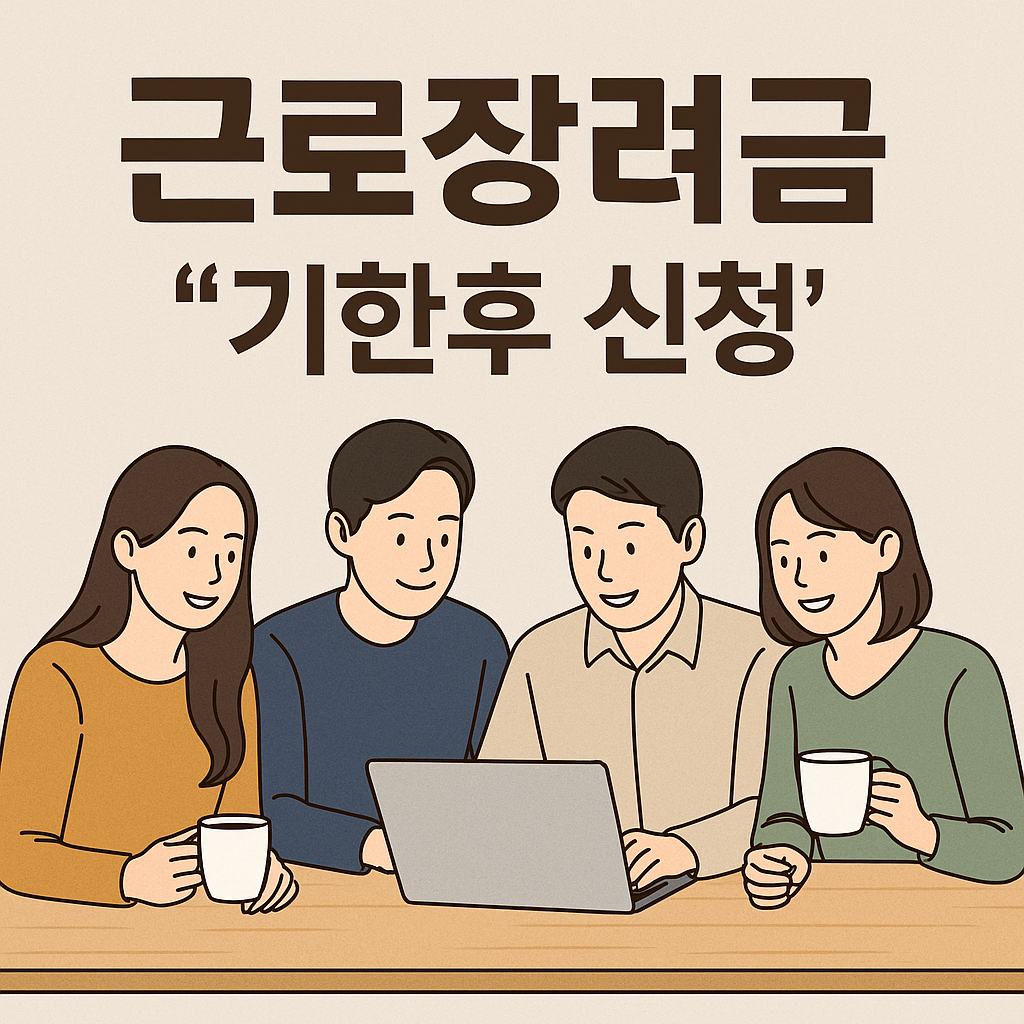 근로장려금 관련 사진첨부