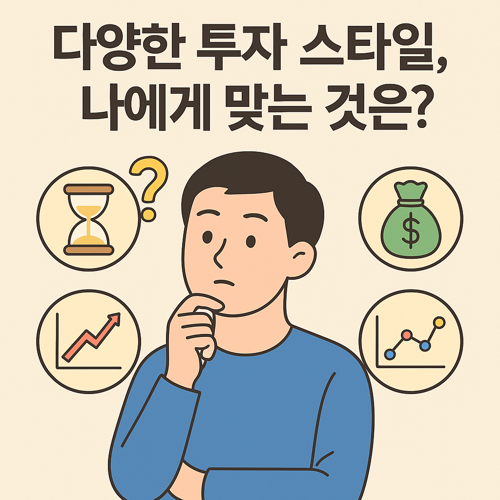 다양한 투자 스타일, 나에게 맞는 것은? 이미지
