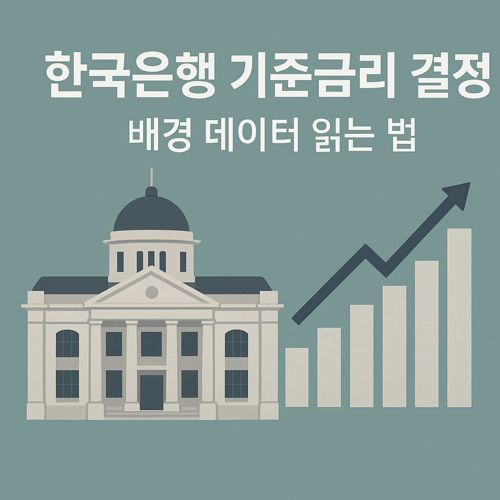 한국은행 기준금리 결정 배경 데이터 썸네일