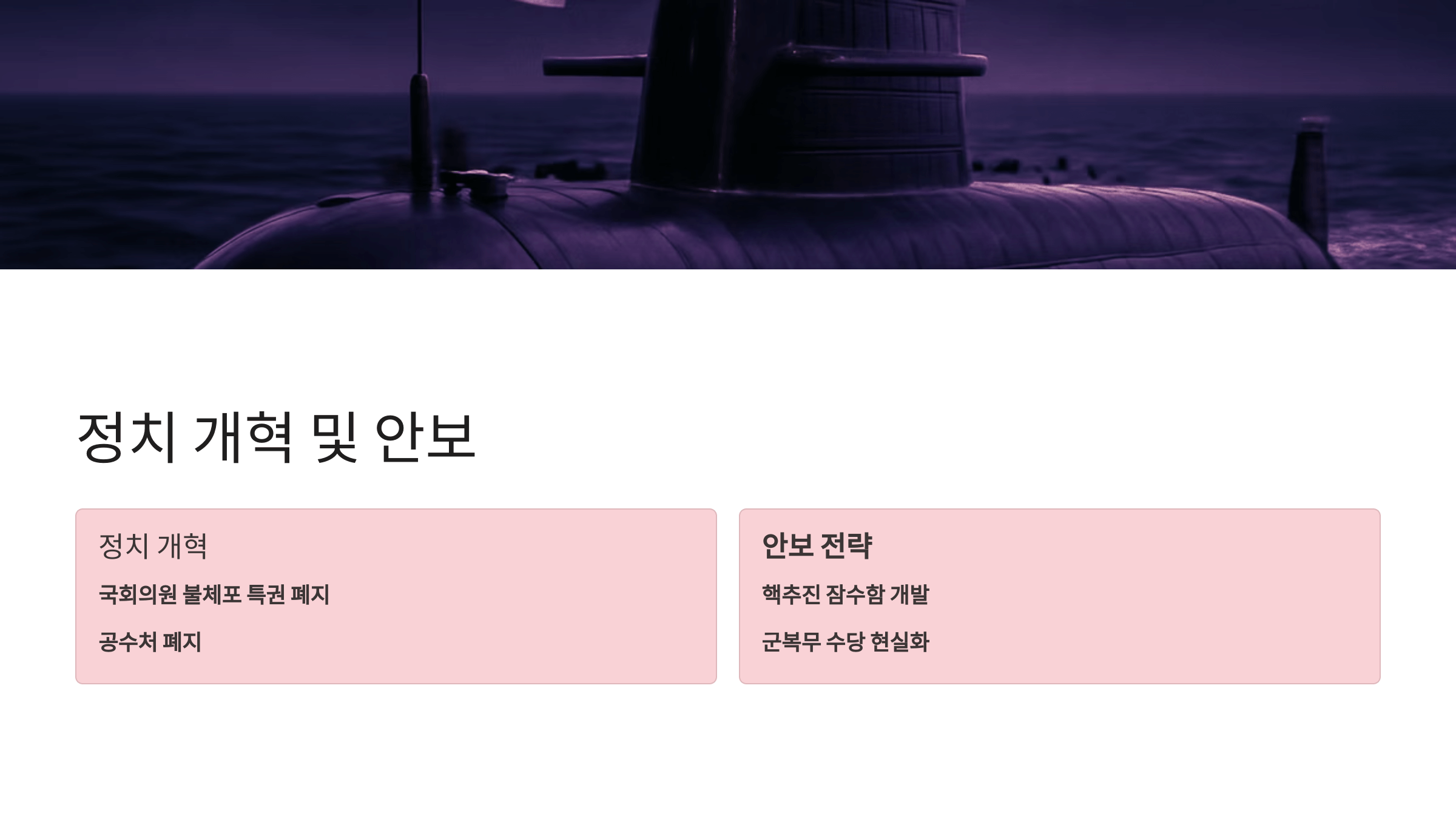 김문수 대선 공약 한눈에 보기