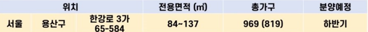 용산아세아아파트-분양정보