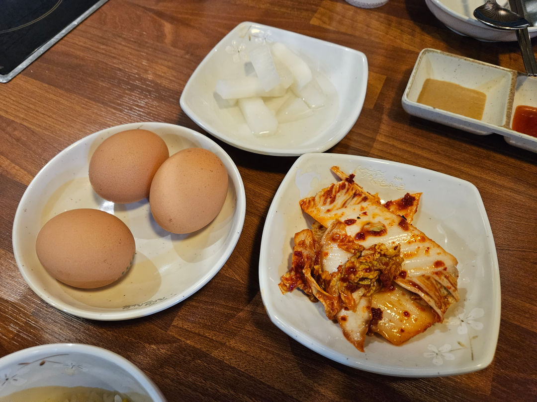 선향정 샤브샤브 밑반찬