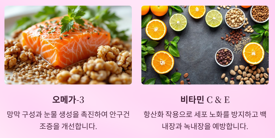 눈건강 핵심 영양소