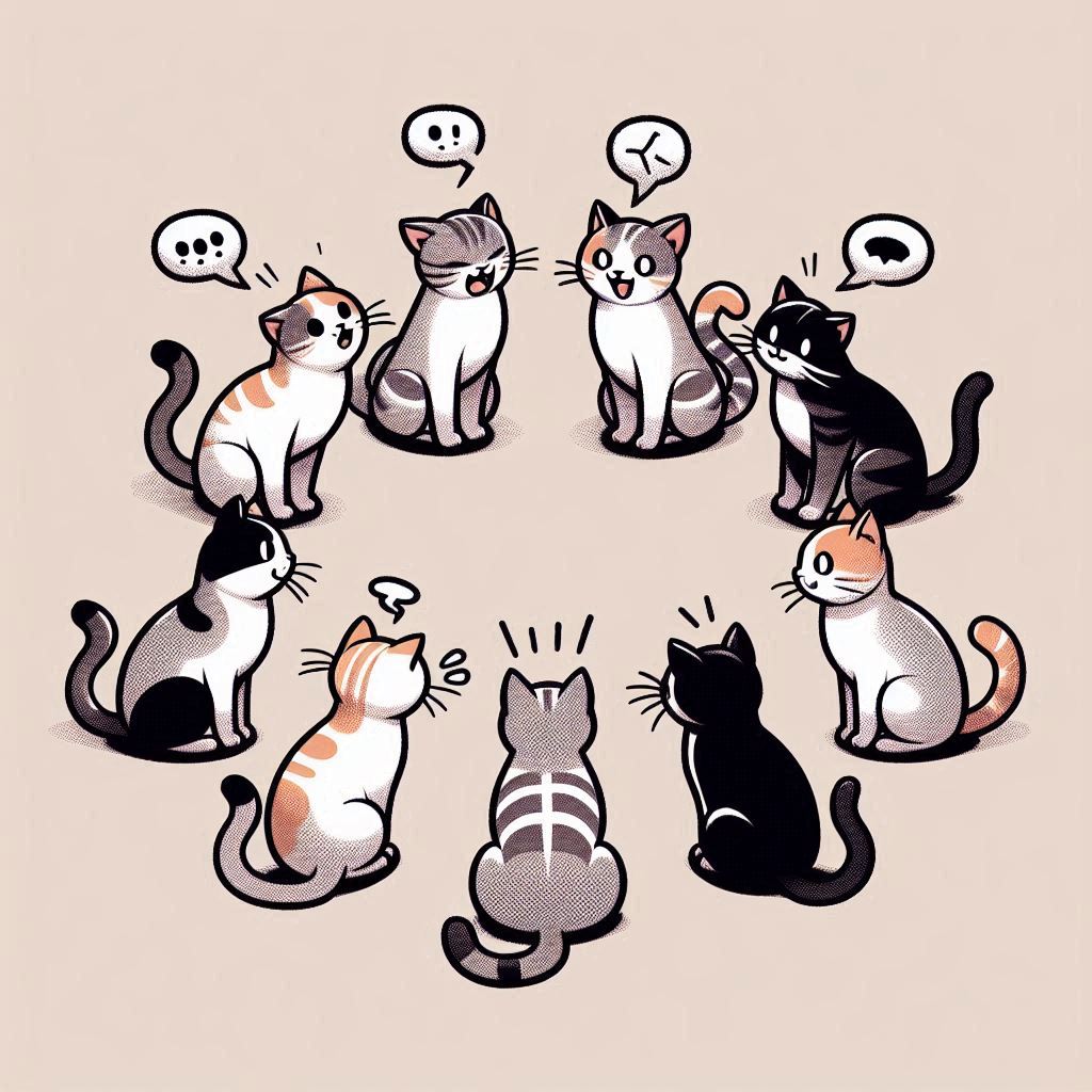 고양이의 의사소통 방법