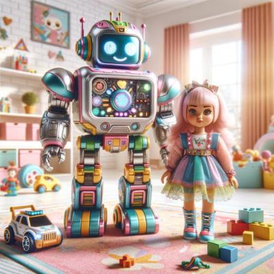 로봇장난감과-인형-이미지