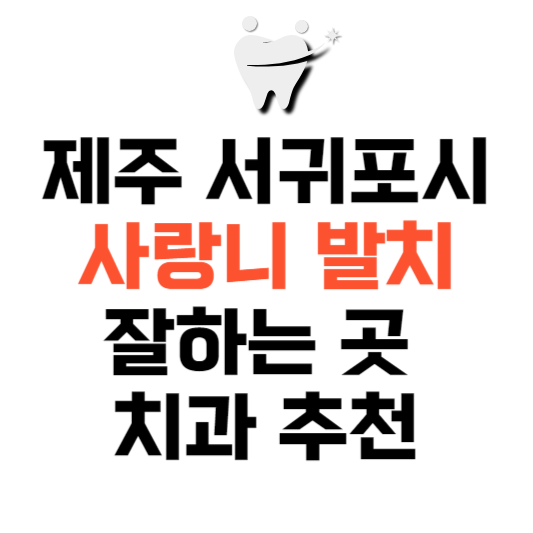 제주 서귀포시 사랑니 치과 발치 잘하는 곳 추천 매복 가격 비용.png