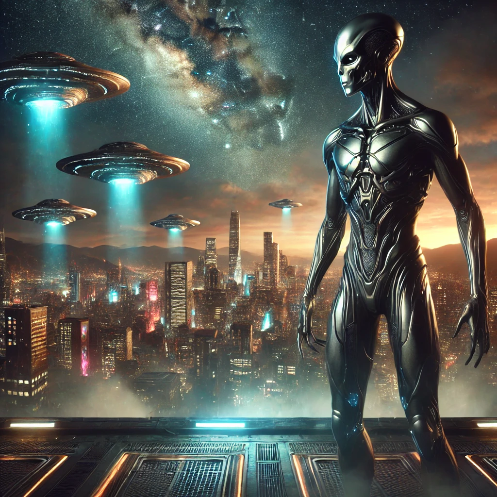 외계인 형상이미지