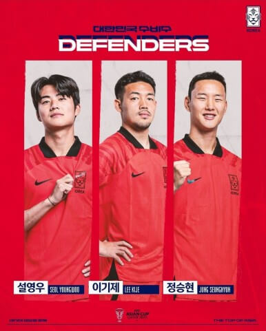 2023 카타르 아시안컵 대표팀 수비수 명단
