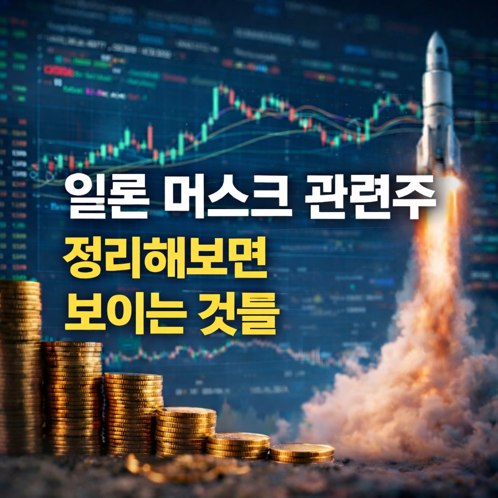 일론 머스크 관련주를 하나의 흐름으로 정리해보면 보이는 것들