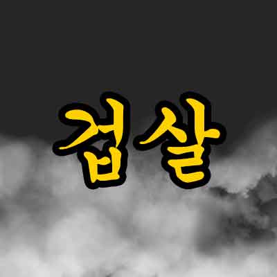 겁살 뜻