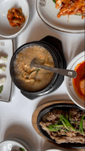 홍천 한림정 한정식 - 보글보글 된장찌개 영상