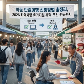 하동 반값여행 신청방법 총정리, 2026 지역사랑 휴가지원 혜택&middot;조건&middot;환급까지