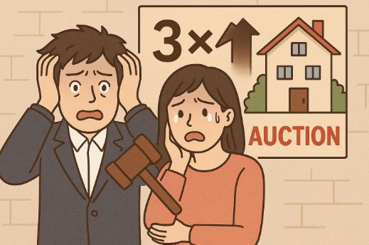 실거래가 3배 경매 비극
