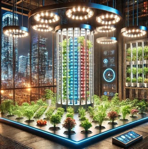 도시 농업을 위한 친환경 LED 조명 기술 발전