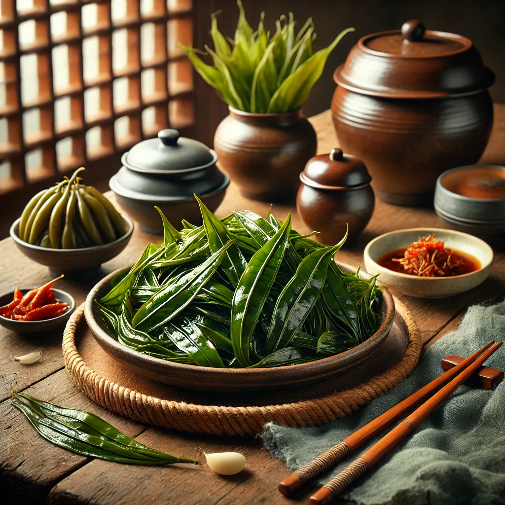 명이나물(산마늘) 장아찌