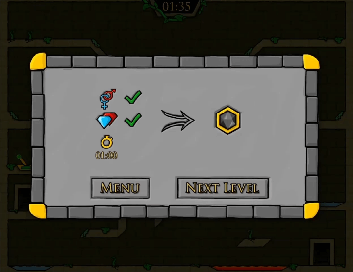 물과-불 -2인용-게임하기-엘레먼트-종료-화면