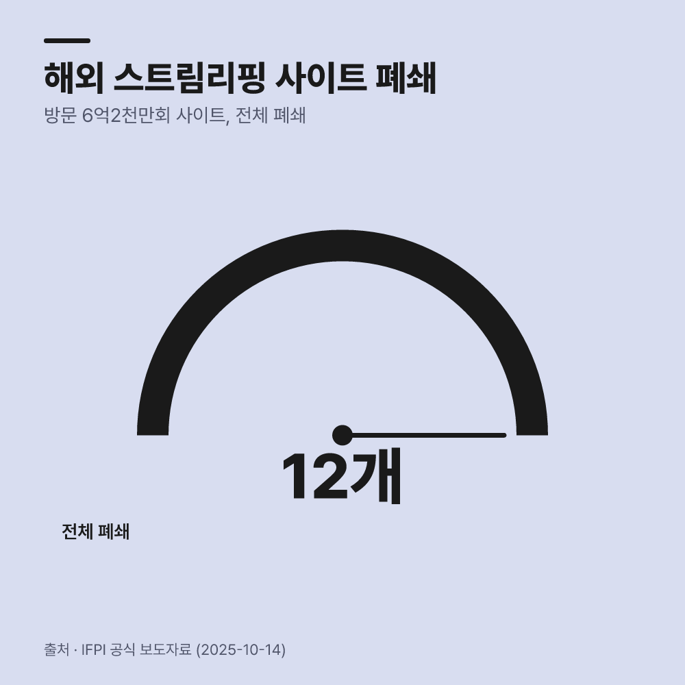 해외 추출 웹사이트 단속이 대대적으로 강화되었습니다