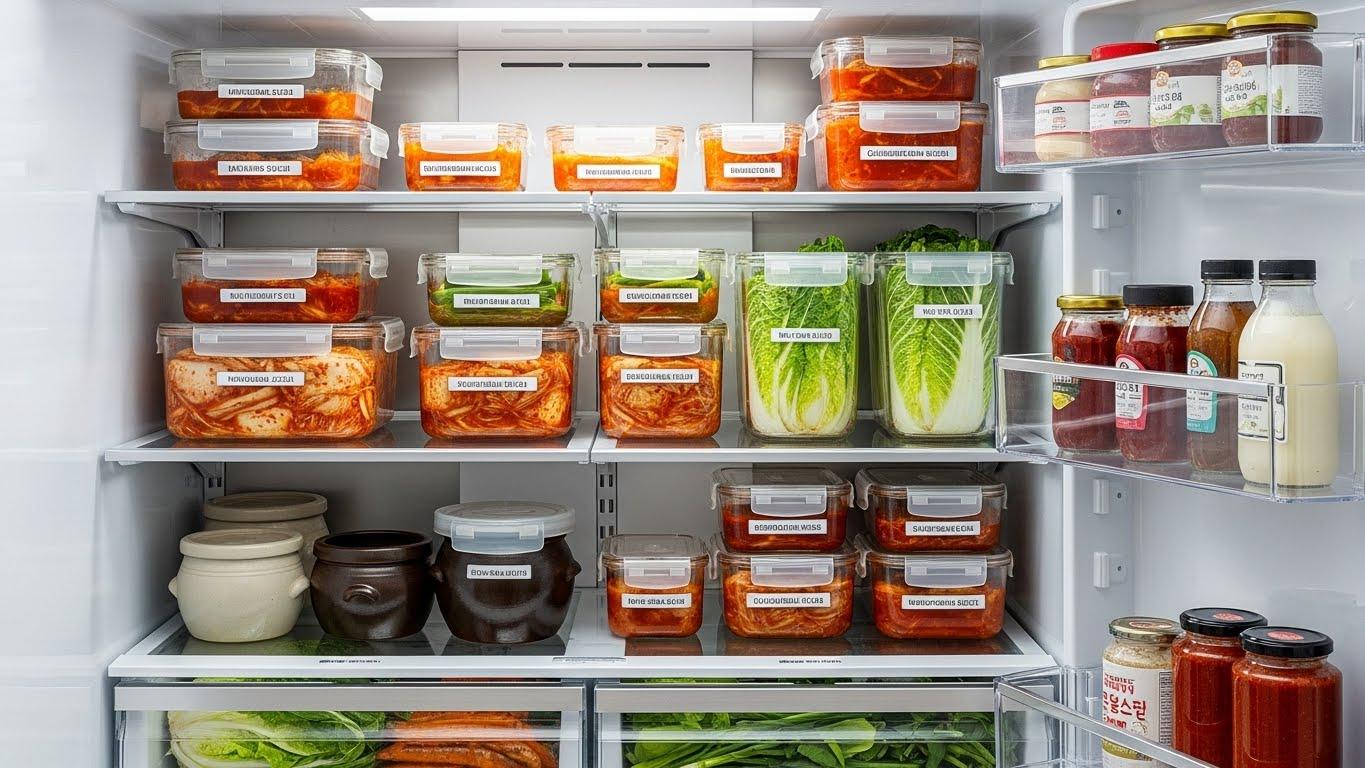 냉장고 김치냉장고 인테리어