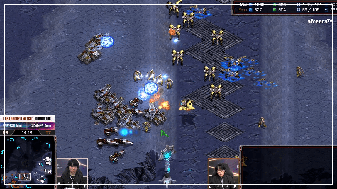 SSL 24강 B조 1경기 최종싸움