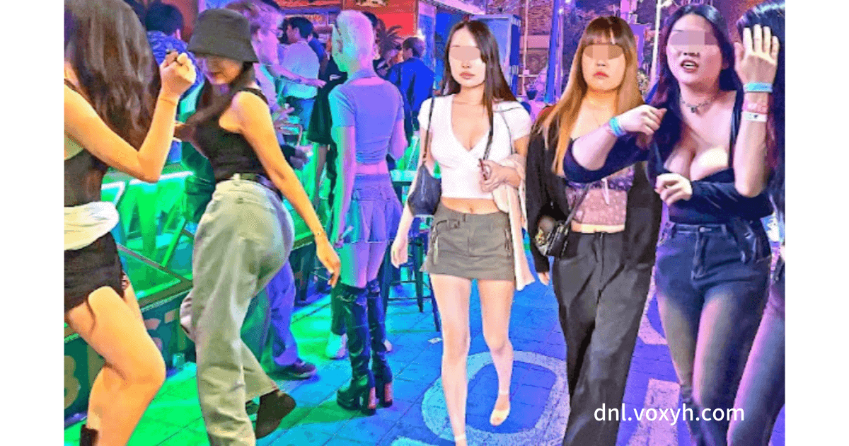 이태원의 밤거리