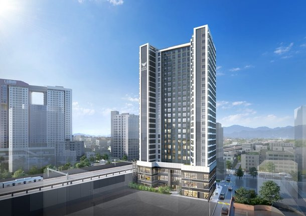 용산 남영역 롯데캐슬 헤리티지 투시도