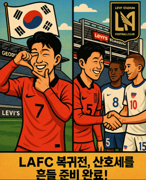 LAFC 경기일정-손흥민 LAFC복귀