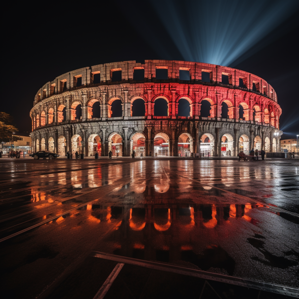 크로아티아의 풀라 아레나