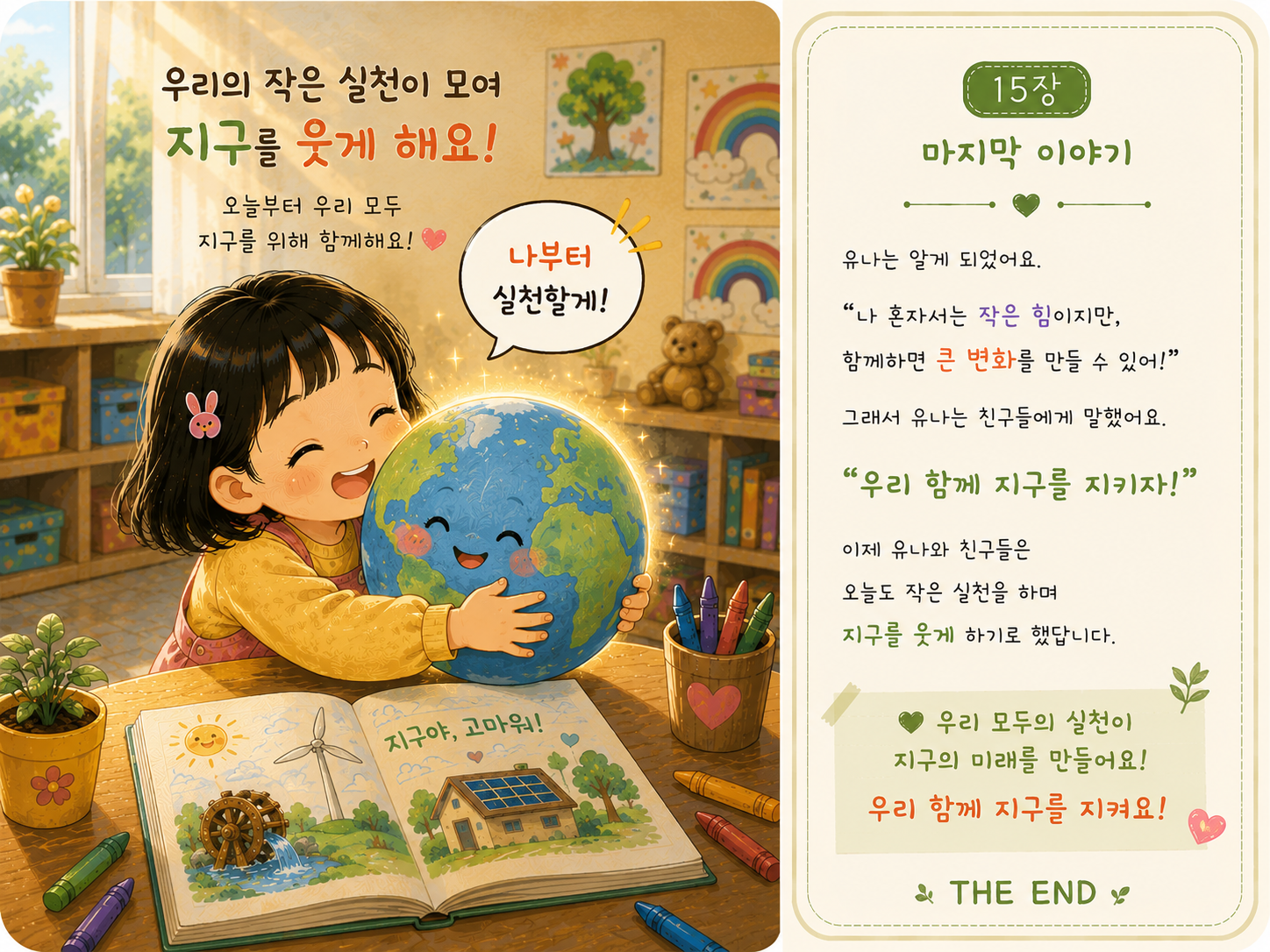 동화 마지막 이야기 장면