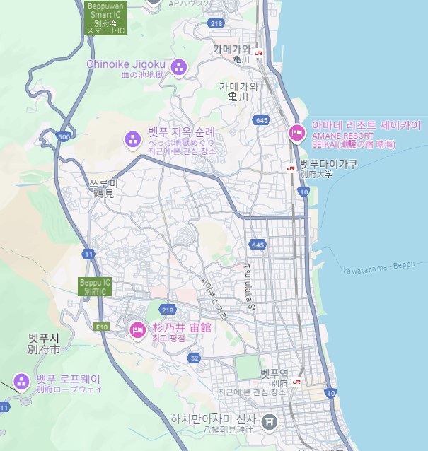 벳부-지도