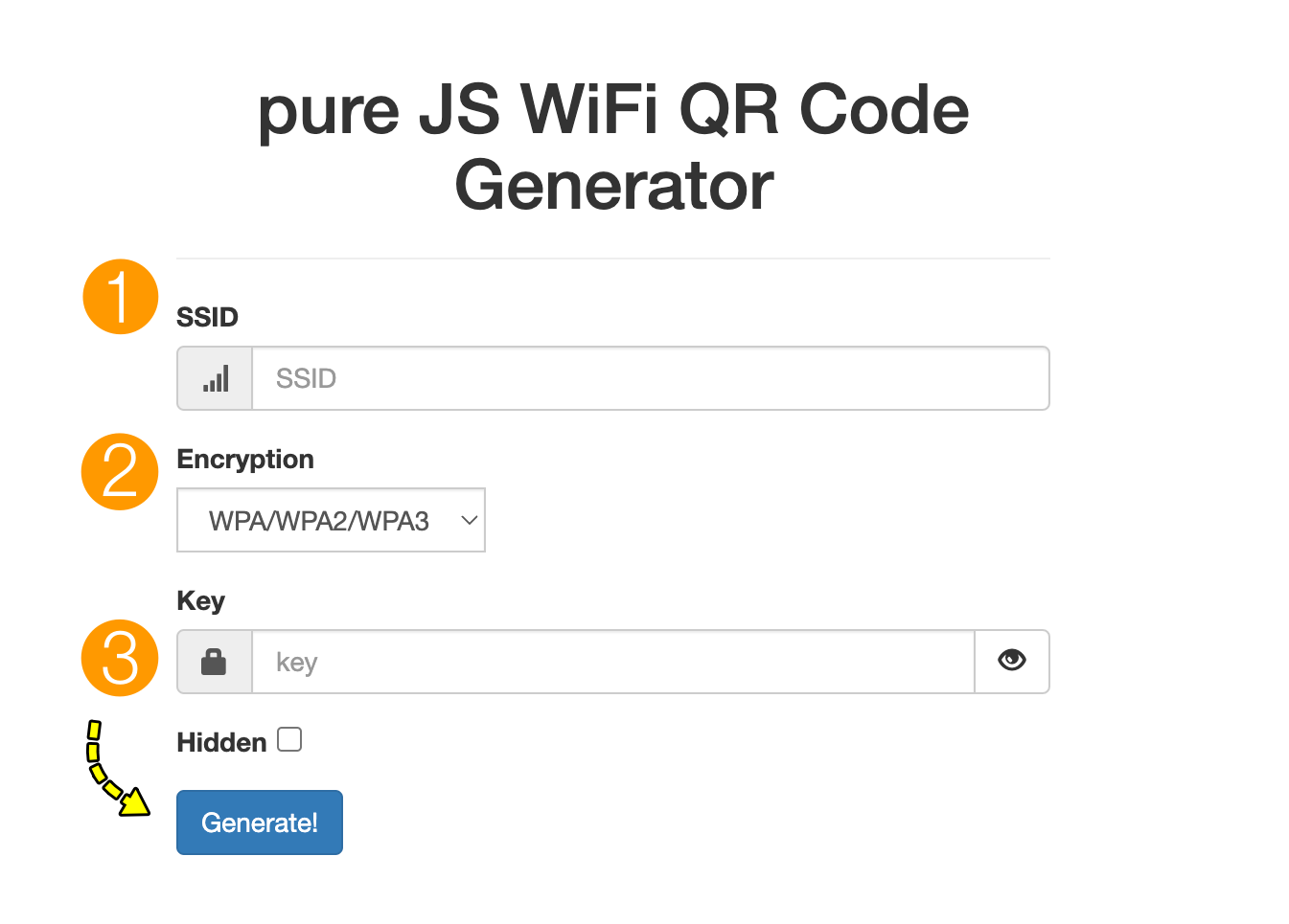 와이파이 큐알코드 만들기
