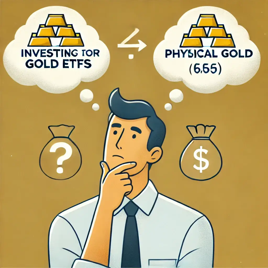 금 ETF와 실물 금 투자 중 고민하는 자산가