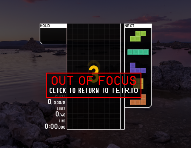 테트리스 무료게임 start